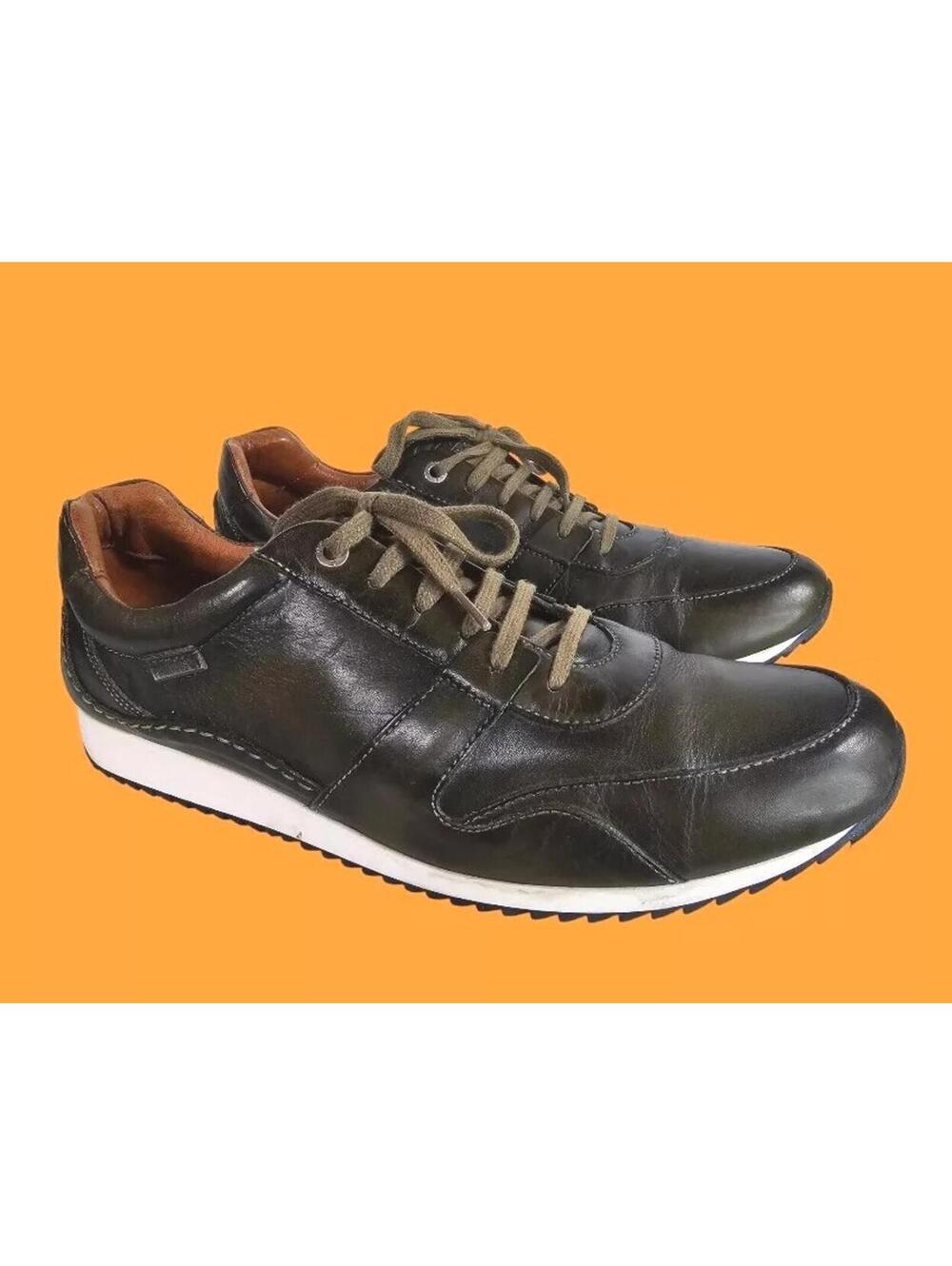 Pikolinos Mens Liverpool Green Leather Fashion Sneaker Size 44 US 10.5